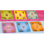 30 PCE- SQUARE PUZZLE - PROFESSIONS (includes 6 professions)